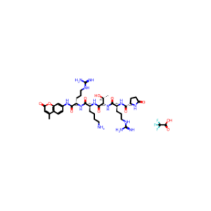 L-Pyroglutamyl-arg-thr-lys-arg-7-amido-4-methylcoumarin trifluoroacetate salt