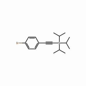 ((4-Bromophenyl)ethynyl)triisopropylsilane
