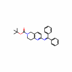 tert-Butyl 2-(diphenylmethyleneamino)-7,8-dihydro-1,6-naphthyridine-6(5H)-carboxylate