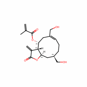 (3aS,4R,10R,11aR)-2,3,3a,4,5,8,9,10,11,11a-Decahydro-6,10-bis(hydroxymethyl)-3-methylene-2-oxocyclodeca[b]furan-4-yl 2-methyl-2-propenoate