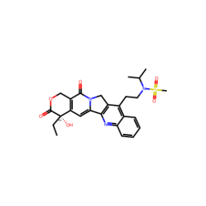 (S)-N-(2-(4-Ethyl-4-hydroxy-3,14-dioxo-3,4,12,14-tetrahydro-1H-pyrano[3′,4′:6,7]indolizino[1,2-b]quinolin-11-yl)ethyl)-N-isopropylmethanesulfonamide