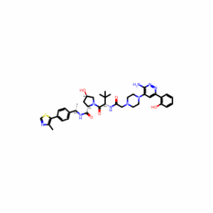 (2S,4R)-1-((S)-2-(2-(4-(3-Amino-6-(2-hydroxyphenyl)pyridazin-4-yl)piperazin-1-yl)acetamido)-3,3-dimethylbutanoyl)-4-hydroxy-N-((S)-1-(4-(4-methylthiazol-5-yl)phenyl)ethyl)pyrrolidine-2-carboxamide
