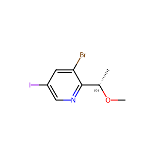 (S)-3-Bromo-5-iodo-2-(1-methoxyethyl)pyridine