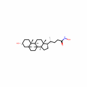 (4R)-4-[(1R,3aS,3bR,5aR,7R,9aS,9bS,11aR)-7-hydroxy-9a,11a-dimethyl-hexadecahydro-1H-cyclopenta[a]phenanthren-1-yl]-N-hydroxypentanamide