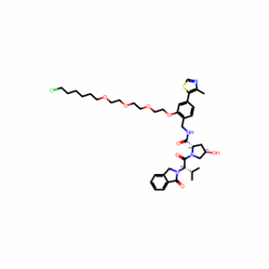 (2S,4R)-N-(2-(2-(2-(2-((6-Chlorohexyl)oxy)ethoxy)ethoxy)ethoxy)-4-(4-methylthiazol-5-yl)benzyl)-4-hydroxy-1-((S)-3-methyl-2-(1-oxoisoindolin-2-yl)butanoyl)pyrrolidine-2-carboxamide