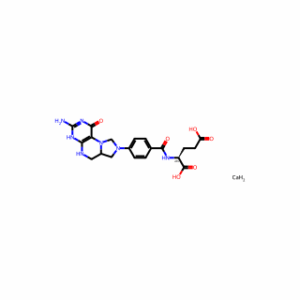 (4-(3-Amino-1-oxo-1,4,5,6,6a,7-hexahydroimidazo[1,5-f]pteridin-8(9H)-yl)benzoyl)-L-glutamic acid, calcium salt