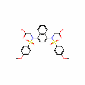 N,N′-1,4-Naphthalenediylbis[N-[(4-methoxyphenyl)sulfonyl]glycine]