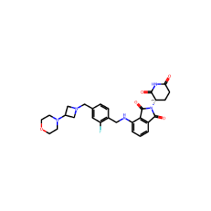 (S)-2-(2,6-Dioxopiperidin-3-yl)-4-((2-fluoro-4-((3-morpholinoazetidin-1-yl)methyl)benzyl)amino)isoindoline-1,3-dione