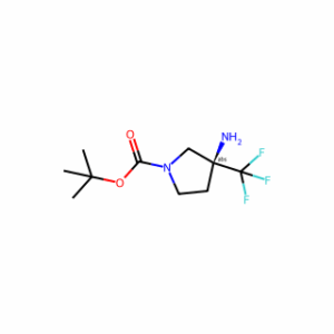 tert-Butyl (S)-3-amino-3-(trifluoromethyl)pyrrolidine-1-carboxylate