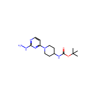 tert-Butyl (1-(2-hydrazineylpyrimidin-4-yl)piperidin-4-yl)carbamate