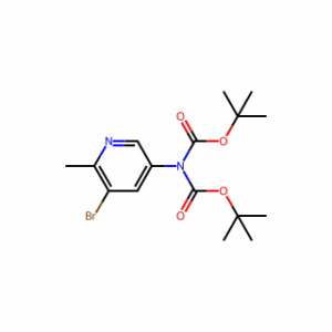 tert-Butyl (5-bromo-6-methylpyridin-3-yl)(tert-butoxycarbonyl)carbamate