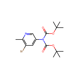 tert-Butyl (5-bromo-6-methylpyridin-3-yl)(tert-butoxycarbonyl)carbamate