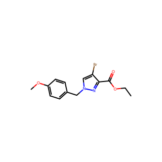 Ethyl 4-bromo-1-(4-methoxybenzyl)-1H-pyrazole-3-carboxylate