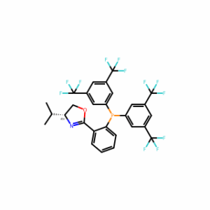 (R)-2-(2-(Bis(3,5-bis(trifluoromethyl)phenyl)phosphino)phenyl)-4-isopropyl-4,5-dihydrooxazole