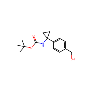 tert-Butyl (1-(4-(hydroxymethyl)phenyl)cyclopropyl)carbamate