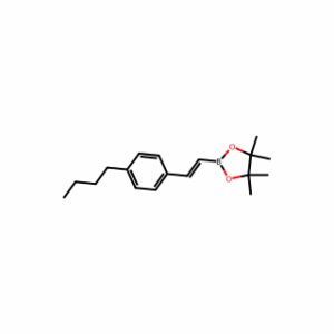 (E)-2-(4-Butylstyryl)-4,4,5,5-tetramethyl-1,3,2-dioxaborolane