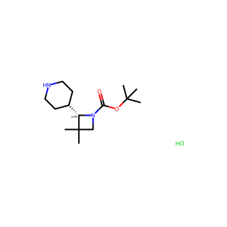 tert-Butyl 3,3-dimethyl-2-(piperidin-4-yl)azetidine-1-carboxylate hydrochloride