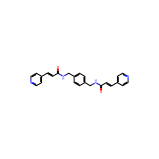 (2E,2′E)-N,N′-(1,4-Phenylenebis(methylene))bis(3-(pyridin-4-yl)acrylamide)