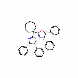 (4S,4′S,5R,5′R)-2,2′-(Cycloheptane-1,1-diyl)bis(4,5-diphenyl-4,5-dihydrooxazole)