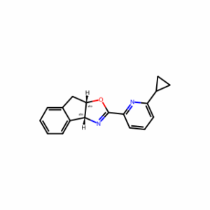 (3aR,8aS)-2-(6-Cyclopropylpyridin-2-yl)-3a,8a-dihydro-8H-indeno[1,2-d]oxazole