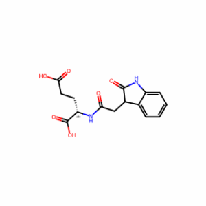 (2-(2-Oxoindolin-3-yl)acetyl)-L-glutamic acid