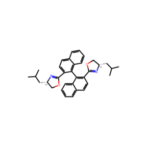 (S)-2,2′-Bis((S)-4-isobutyl-4,5-dihydrooxazol-2-yl)-1,1′-binaphthalene