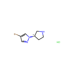 (R)-4-Bromo-1-(pyrrolidin-3-yl)-1H-pyrazole hydrochloride