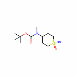 Tert-Butyl (1-Imino-1-Oxidohexahydro-1L6-Thiopyran-4-Yl)(Methyl)Carbamate