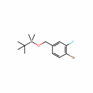 ((4-Bromo-3-fluorobenzyl)oxy)(tert-butyl)dimethylsilane