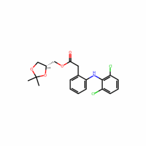 (2,2-Dimethyl-1,3-dioxolan-4-yl)methyl 2-(2-((2,6-dichlorophenyl)amino)phenyl)acetate