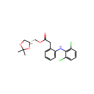 (2,2-Dimethyl-1,3-dioxolan-4-yl)methyl 2-(2-((2,6-dichlorophenyl)amino)phenyl)acetate