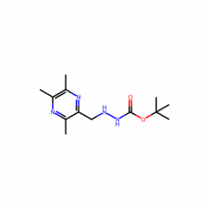 tert-Butyl 2-((3,5,6-trimethylpyrazin-2-yl)methyl)hydrazine-1-carboxylate