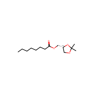 (2,2-Dimethyl-1,3-dioxolan-4-yl)methyl octanoate