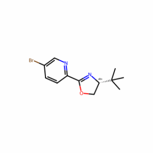 (R)-2-(5-Bromopyridin-2-yl)-4-(tert-butyl)-4,5-dihydrooxazole