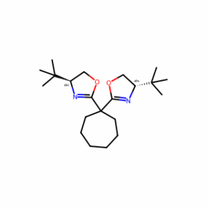 (4S,4′S)-2,2′-(Cycloheptane-1,1-diyl)bis(4-(tert-butyl)-4,5-dihydrooxazole)