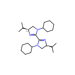 (4S,4′S)-1,1′-Dicyclohexyl-4,4′-diisopropyl-4,4′,5,5′-tetrahydro-1H,1′H-2,2′-biimidazole