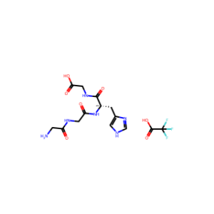 (S)-2-(2-(2-(2-Aminoacetamido)acetamido)-3-(1H-imidazol-4-yl)propanamido)acetic acid 2,2,2-trifluoroacetate