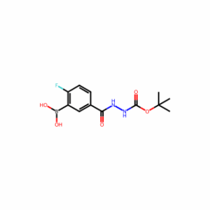(5-(2-(tert-Butoxycarbonyl)hydrazine-1-carbonyl)-2-fluorophenyl)boronic acid