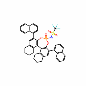 (11bS)-N-(2,6-Di(naphthalen-1-yl)-4-oxido-8,9,10,11,12,13,14,15-octahydrodinaphtho[2,1-d:1′,2′-f][1,3,2]dioxaphosphepin-4-yl)-1,1,1-trifluoromethanesulfonamide