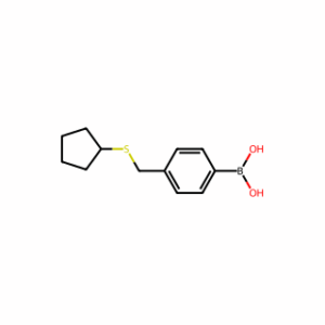 (4-((Cyclopentylthio)methyl)phenyl)boronic acid