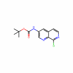 Tert-Butyl (8-Chloro-1,7-Naphthyridin-3-Yl)Carbamate