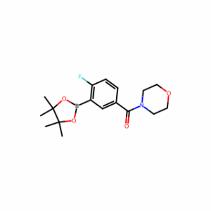 (4-Fluoro-3-(4,4,5,5-tetramethyl-1,3,2-dioxaborolan-2-yl)phenyl)(morpholino)methanone