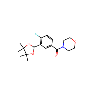 (4-Fluoro-3-(4,4,5,5-tetramethyl-1,3,2-dioxaborolan-2-yl)phenyl)(morpholino)methanone