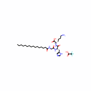 Pal-Gly-His-Lys-OH trifluoroacetate