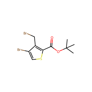tert-Butyl 4-bromo-3-(bromomethyl)thiophene-2-carboxylate