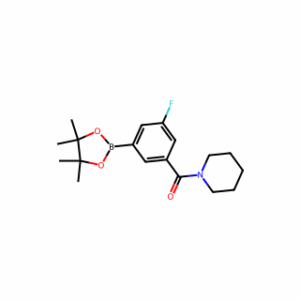 (3-Fluoro-5-(4,4,5,5-tetramethyl-1,3,2-dioxaborolan-2-yl)phenyl)(piperidin-1-yl)methanone