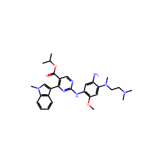 Isopropyl 2-((5-amino-4-((2-(dimethylamino)ethyl)(methyl)amino)-2-methoxyphenyl)amino)-4-(1-methyl-1H-indol-3-yl)pyrimidine-5-carboxylate
