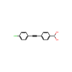 (4-((4-Chlorophenyl)Ethynyl)Phenyl)Boronic Acid