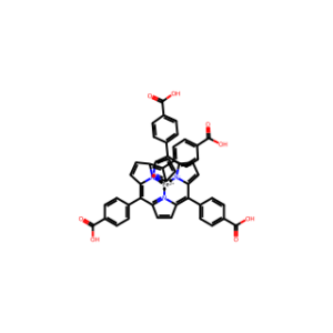 Hydrogen (SP-4-1)-[[4,4′,4″,4‴-(21H,23H-porphine-5,10,15,20-tetrayl-κN21,κN22,κN23,κN24)tetrakis[benzoato]](6-)]ferrate(4-) (4:1)