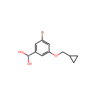 (3-Bromo-5-(cyclopropylmethoxy)phenyl)boronic acid